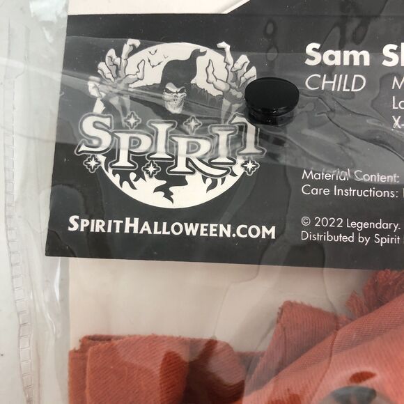 Spirit Halloween Trick R Treat Sam Shirt Spirit Child XL 14-16 New In package - Picture 7 of 7